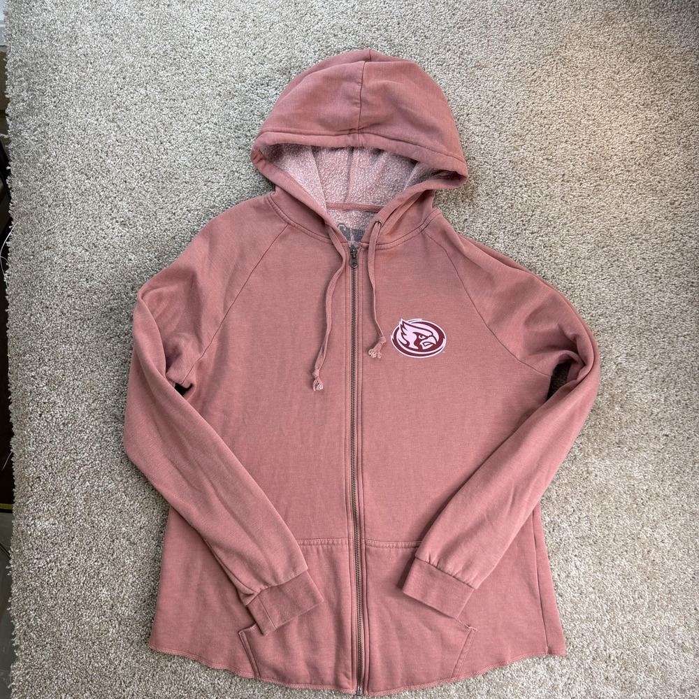 Iowa State Cyclones Hoodie Sweatshirt Womens Large Pink NCAA College House